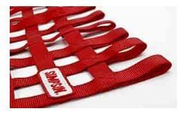 Simpson Racing Simpson Window Net 24 X 24-Red Square - 36003R