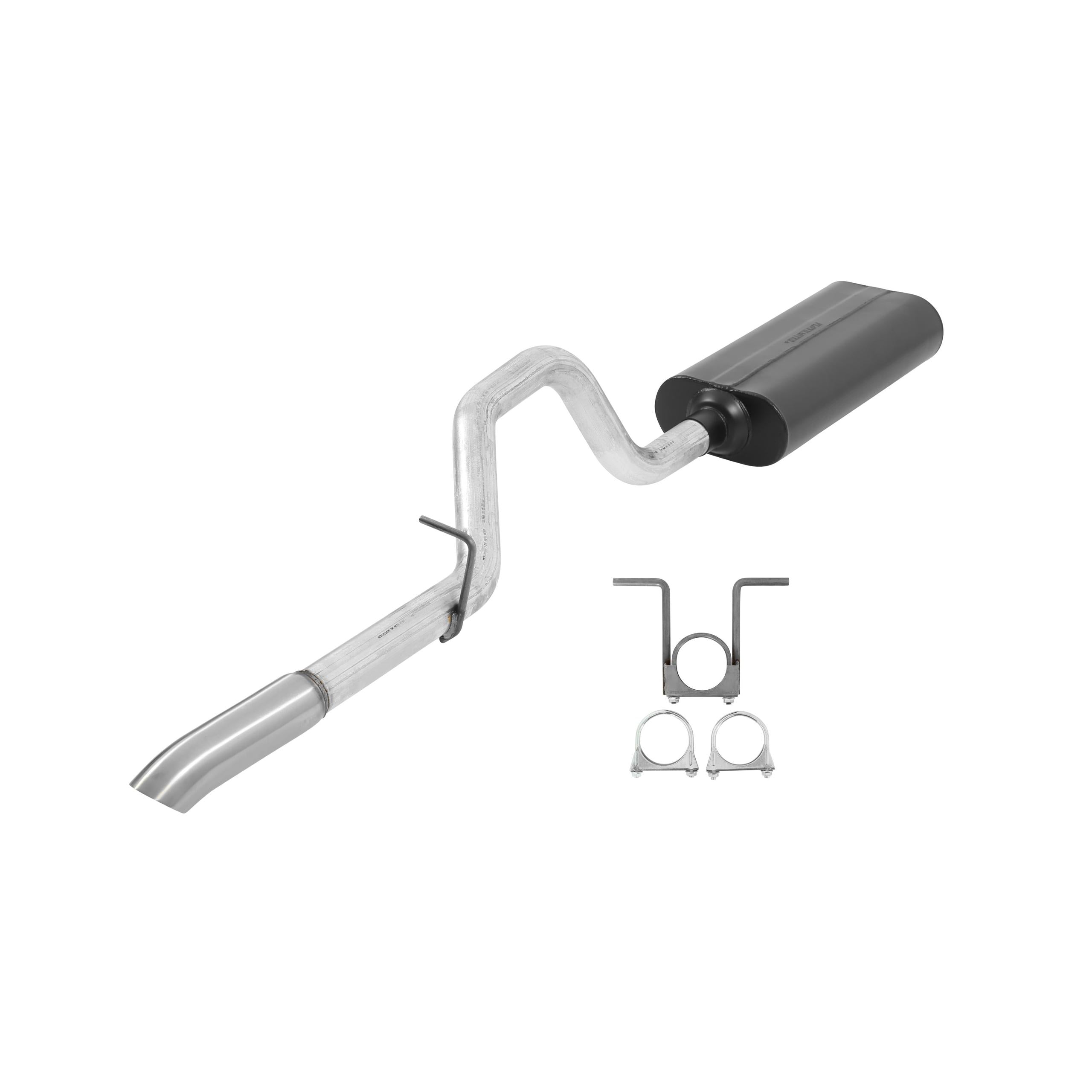 Flowmaster Cat-back System - Single Rear Exit - Force II - Moderate Sound