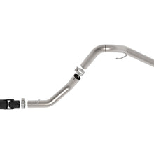 aFe Vulcan Series 3" 304 Stainless Steel DPF Back Hi-Tuck Exhaust System with Black Tip (2021 Gladiator 3.0L) - 49-38094-B