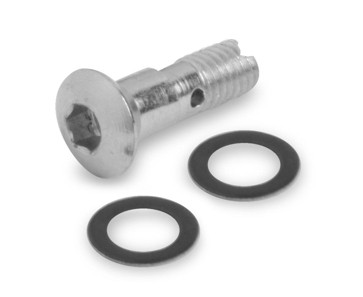 Holley Discharge Nozzle Screw - Hollow (Hex head).  - 121-8