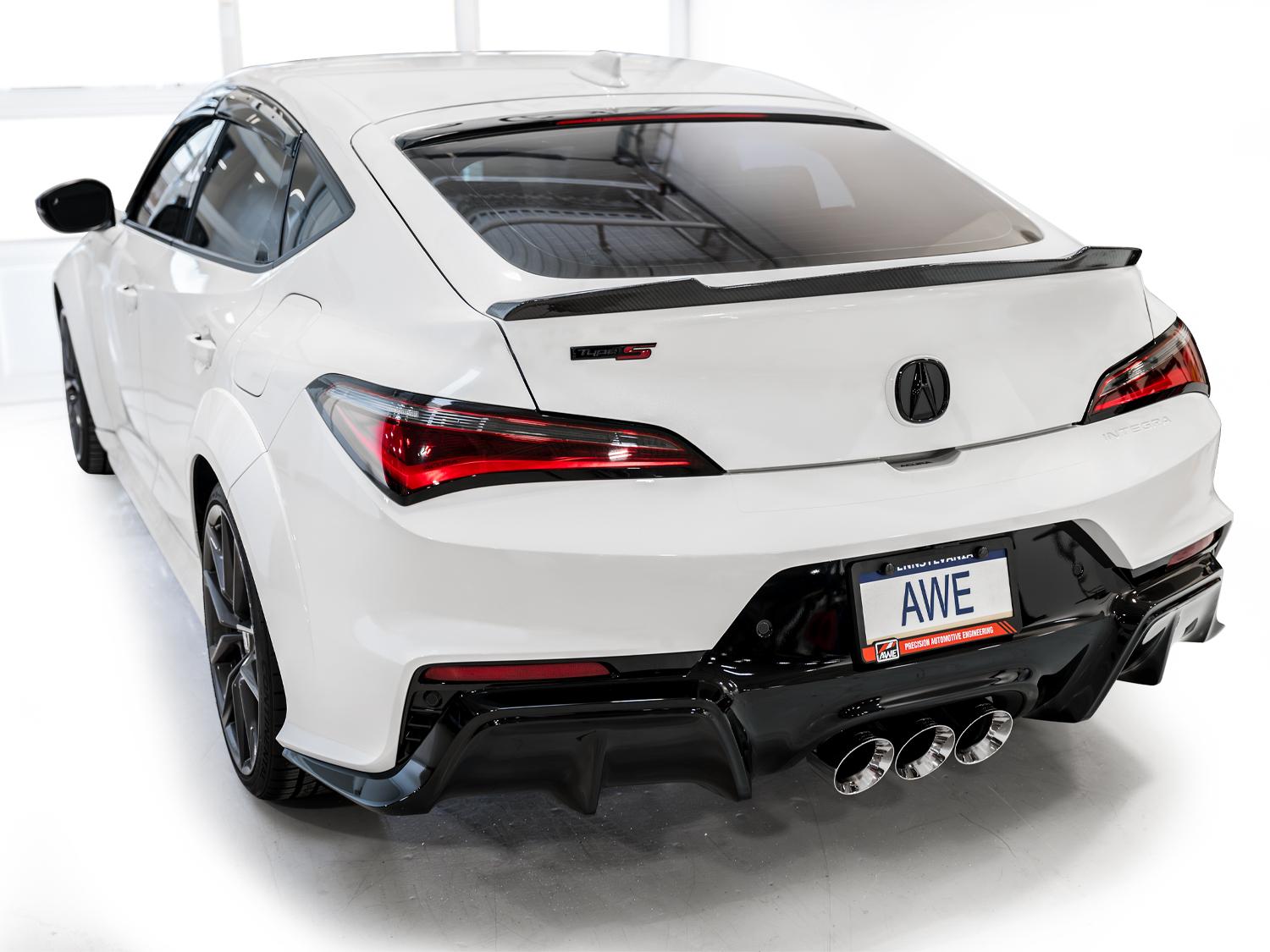 AWE Touring Edition Exhaust for DE5 Integra Type-S - Triple Chrome Silver Tips - 3015-52335