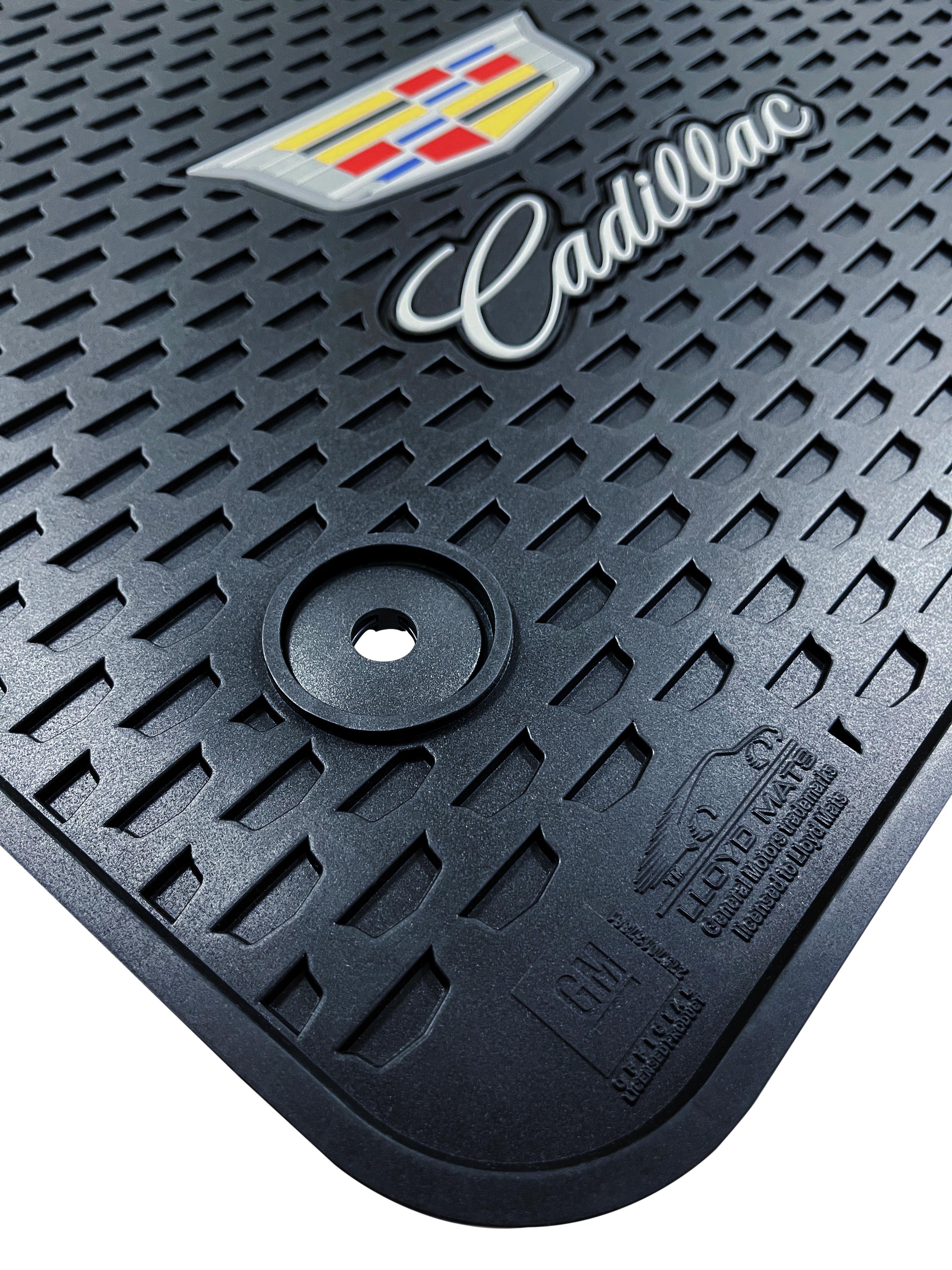Lloyd Mats All-Season Rubber Mats with Logo - 2pc Front (2015-2020 Escalade) - 595400-1