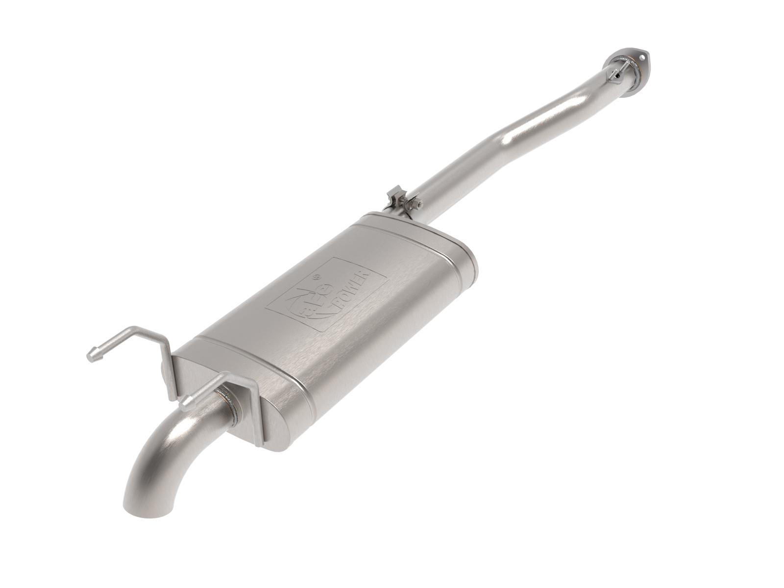 AFE ROCK BASHER 2-1/2 IN 409 Stainless Steel Cat-Back Exhaust System (Toyota Tacoma 99-04 L4-2.4/2.7L / V6-3.5L) - 49-46049