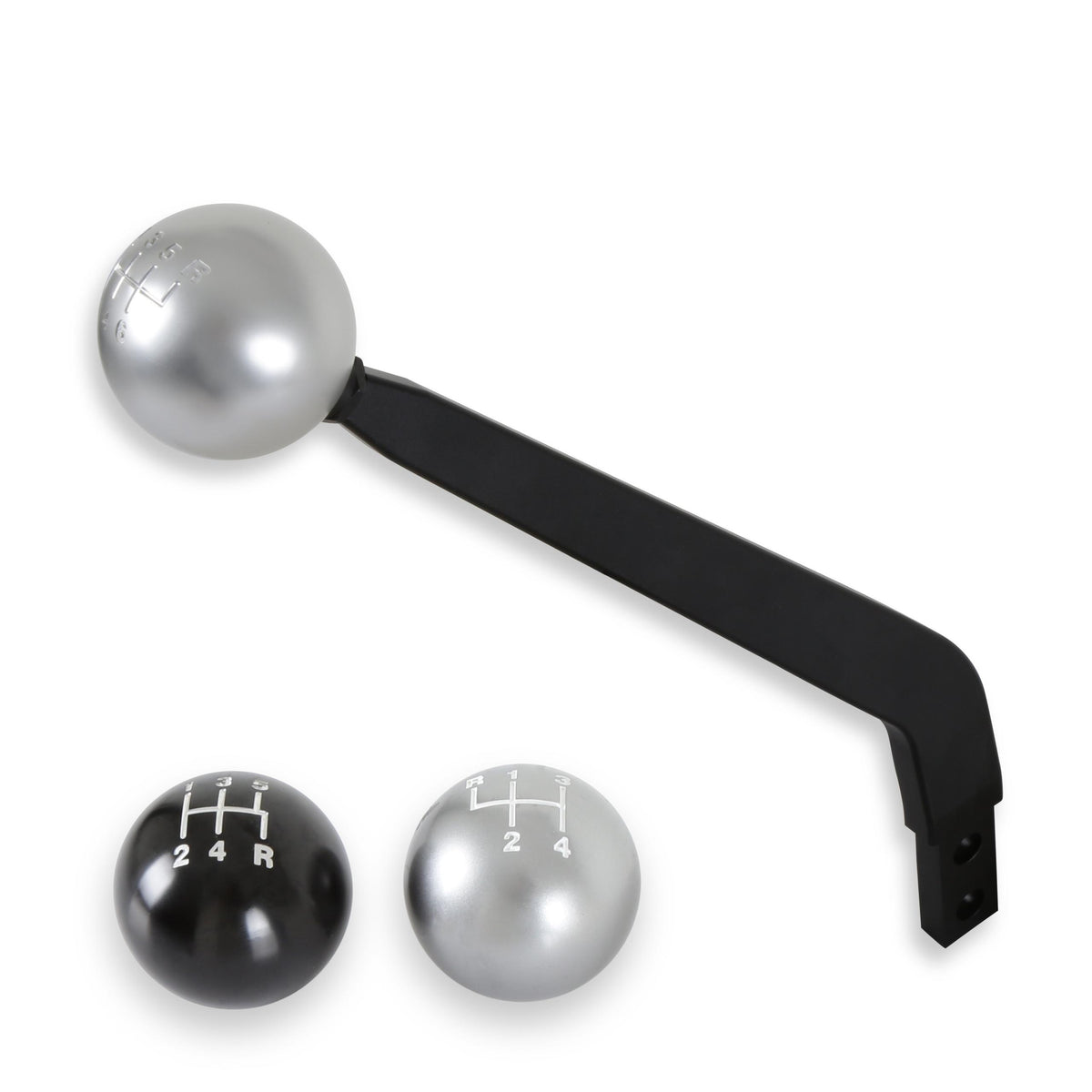 HURST Billet Shift Knob - 5-Speed Pattern - Silver - 163502HST