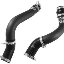 AFE BladeRunner 3 IN Aluminum Hot and Cold Charge Pipe Kit Black (2013-2018 2500, 3500) - 46-20134-B
