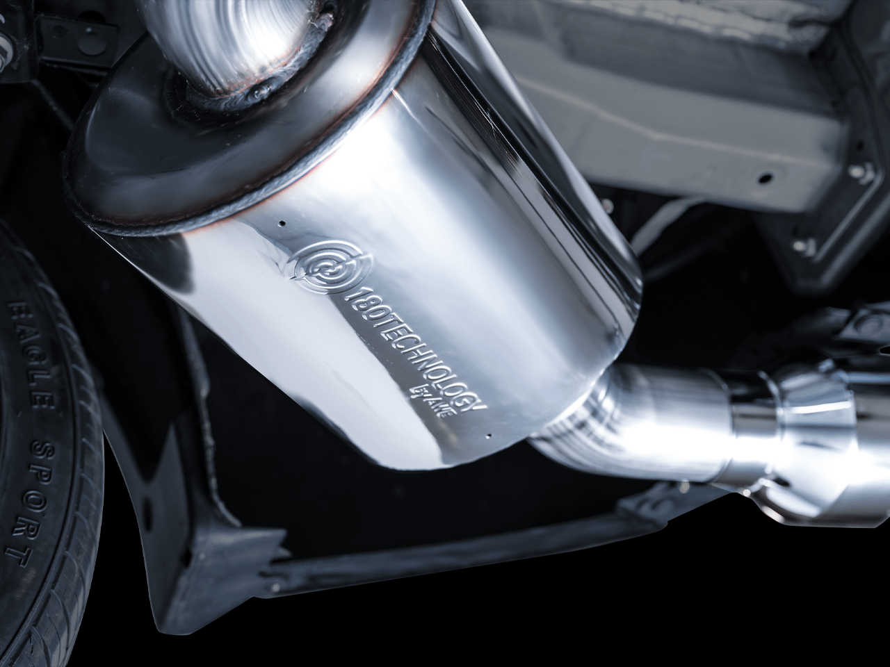 AWE Touring Edition for FE1 Civic Si/DE4 Acura Integra - Chrome - 3015-32331