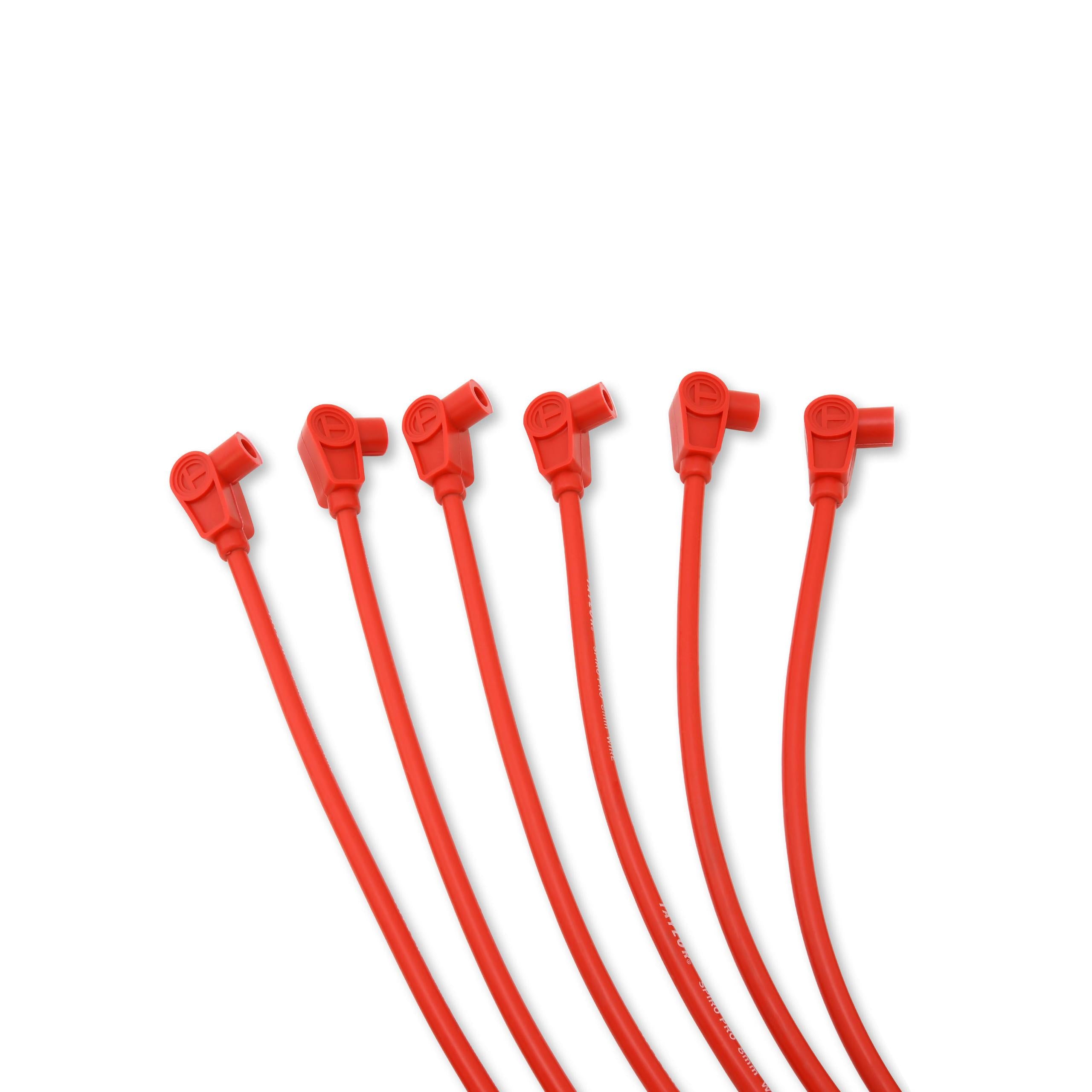 TAYLOR CABLE 8mm Spiro-Pro custom 6 cyl red - 72200