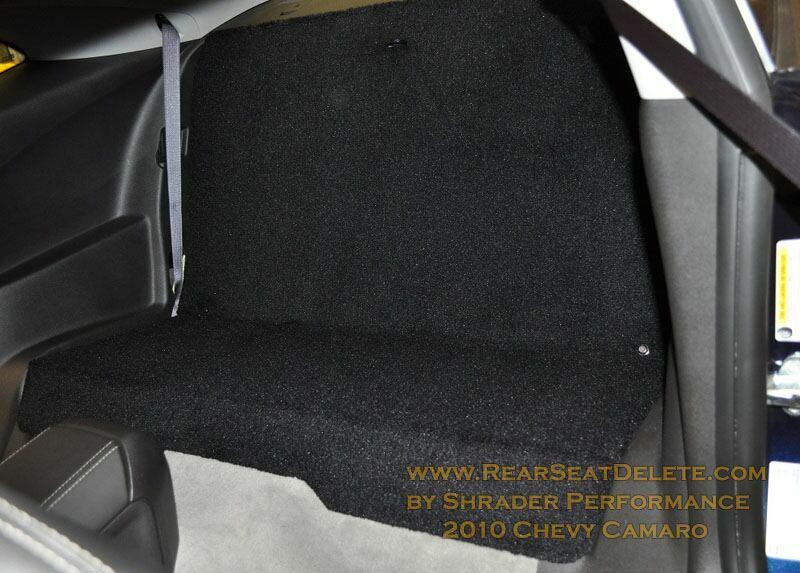 Shrader Performance Rear Seat Delete (2010-2015 Gen 5 Camaro) - RSDCAM5