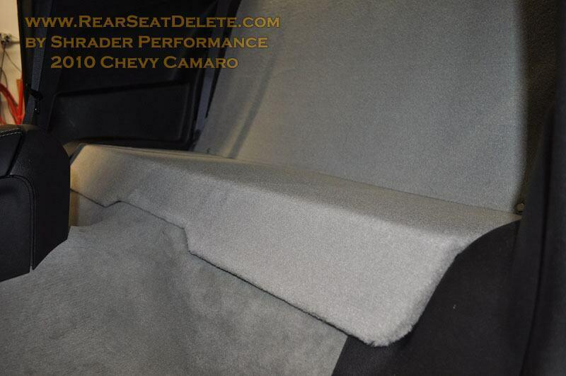 Shrader Performance Rear Seat Delete (2010-2015 Gen 5 Camaro) - RSDCAM5