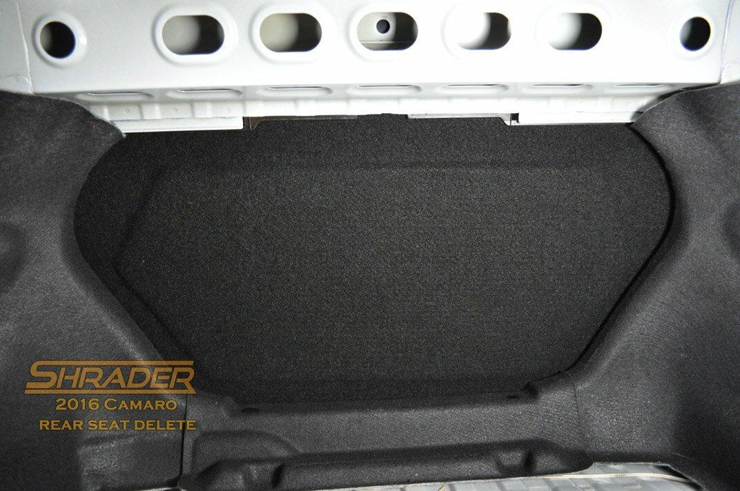 Shrader Performance Rear Seat Delete (2016-2023 Gen 6 Camaro) - RSDCAM6