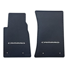 Lloyd Mats All-Season Rubber Mats with Logo - 2pc Front (2016-2024 Camaro LS, Camaro LT, Camaro LT1, Camaro SS, Camaro ZL1) - 595102-1