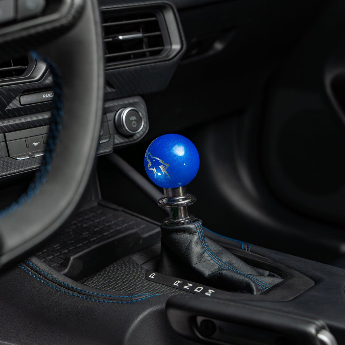 Billetworkz Shift Knob - Coyote Engraving - Automatic Transmission (2015-2025 Mustang)