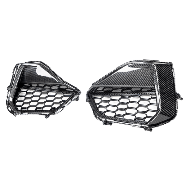 DX Carbon Carbon Fiber Lower Grille Bezels (2024-2026 Mustang GT)