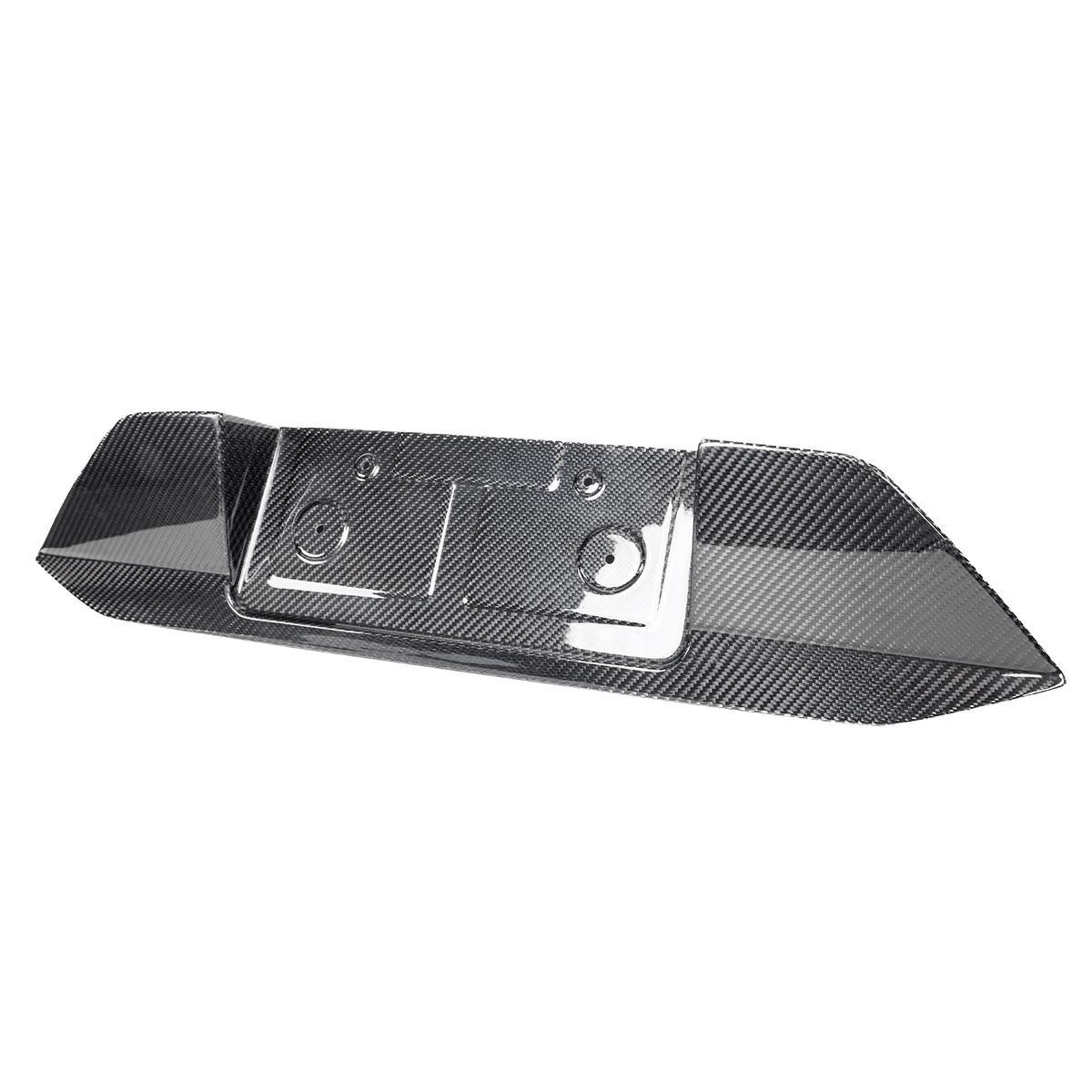 DX Carbon Carbon Fiber License Plate Surround (2024-2026 Mustang GT / Dark Horse)