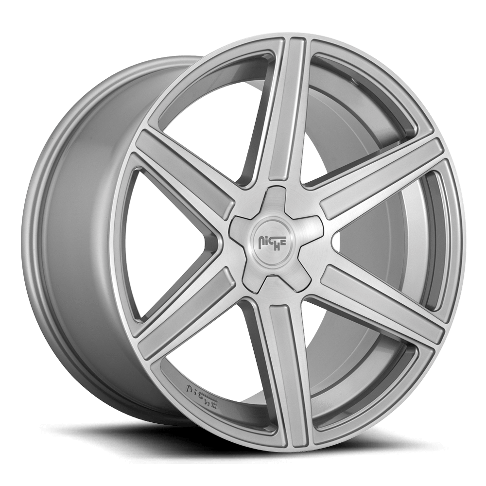 Niche M241 Carina Wheel, 20X9 in Anthracite & Brushed Tinted Clear with 5X112 Bolt Pattern and 38 Offset - M2412090F8+38