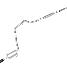 AFE Takeda 2-1/4 IN 304 Stainless Steel Cat-Back Exhaust System w/ Black Tip (2012-2016 Impreza) - 49-36052-B