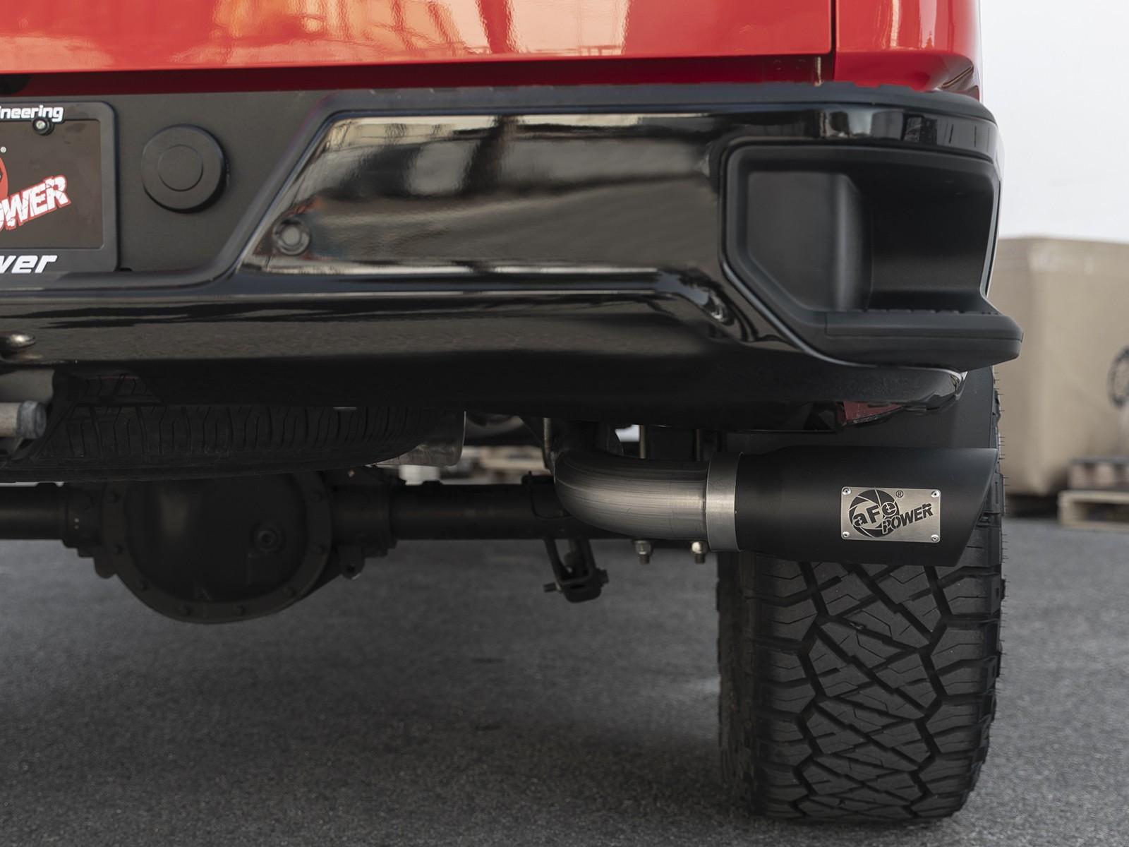 AFE Cat-Back Exhaust System (2019-2020 GM Trucks L4-2.7L (t)) - 49-44108-B