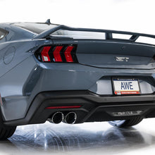 AWE SwitchPath Catback Exhaust - Quad Chrome Silver Tips (2024-2026 Mustang GT) - 3025-42650
