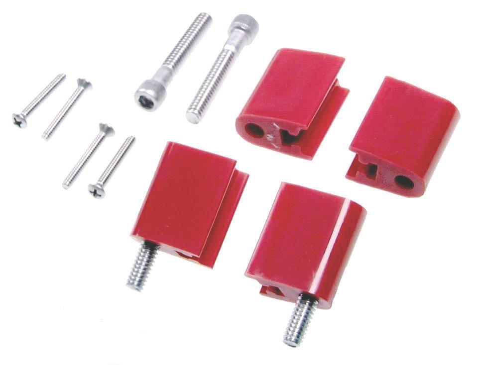 TAYLOR CABLE Bracket, vertical red - 42725