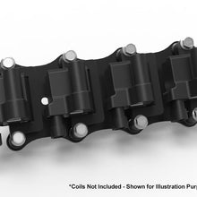 Holley Igntion Coil Remote Relocation Bracket, Black Finish, Pair.  - 561-128