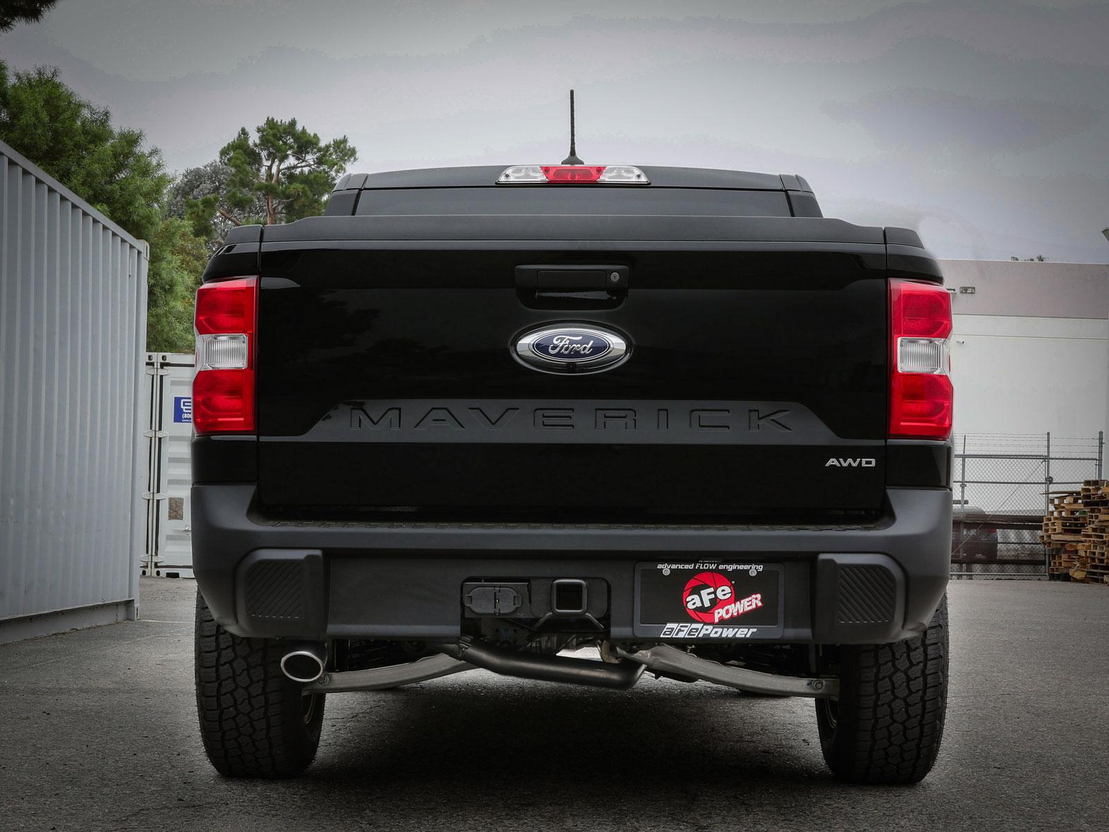 AFE Vulcan Series 2-1/2 IN 304 Stainless Steel Cat-Back Exhaust w/ Polished Tip Ford Maverick 22-23 L4-2.0L (t) - 49-33145-P