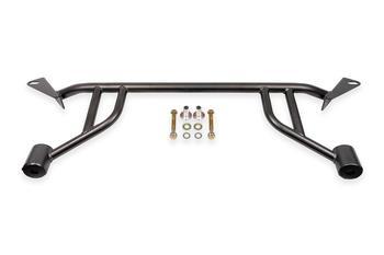 BMR Fabrication Chassis Brace, Front Subframe, 4-Point - Black Hammertone (2024-2026 Mustang) - CB770H