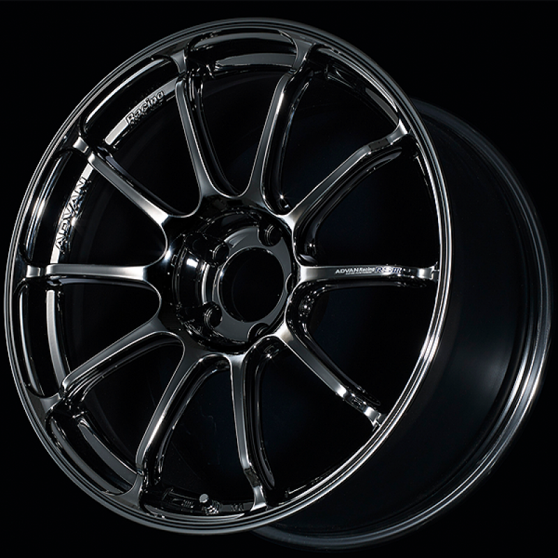 ADVAN RACING RSIII 19X8.0 +45 5-114.3 BLACK CHROME - YA39G45ESBK