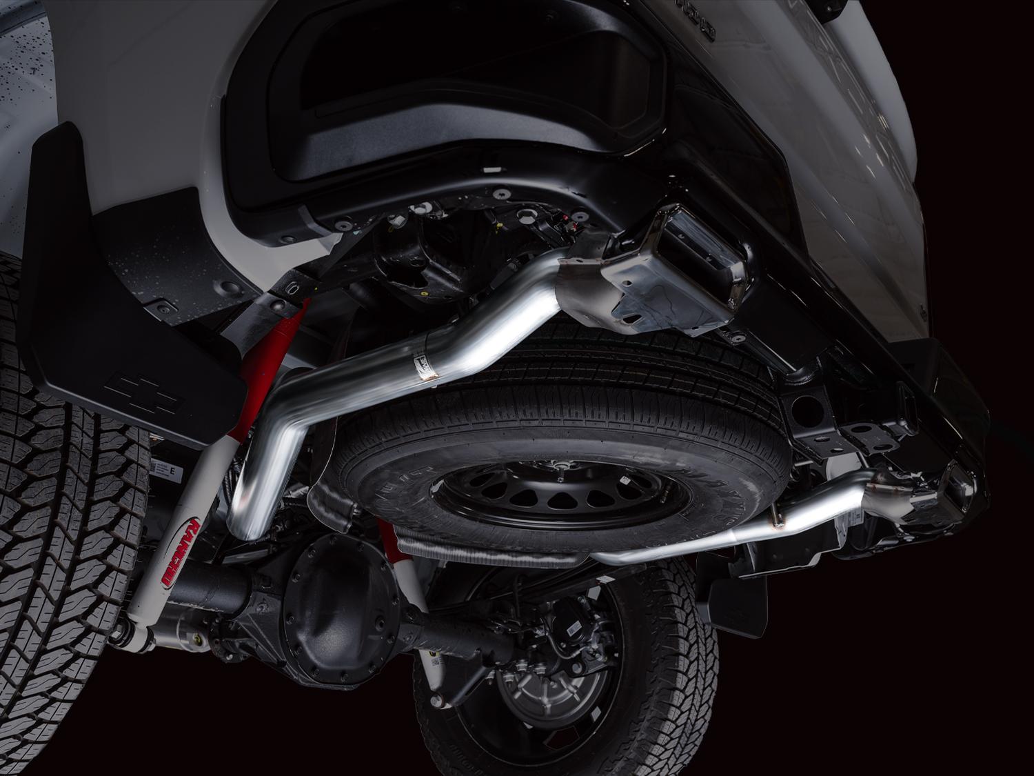 AWE 0FG Catback Split Rear Exit Exhaust for 4th Gen Silverado/Sierra 1500 5.3L - 3015-31200