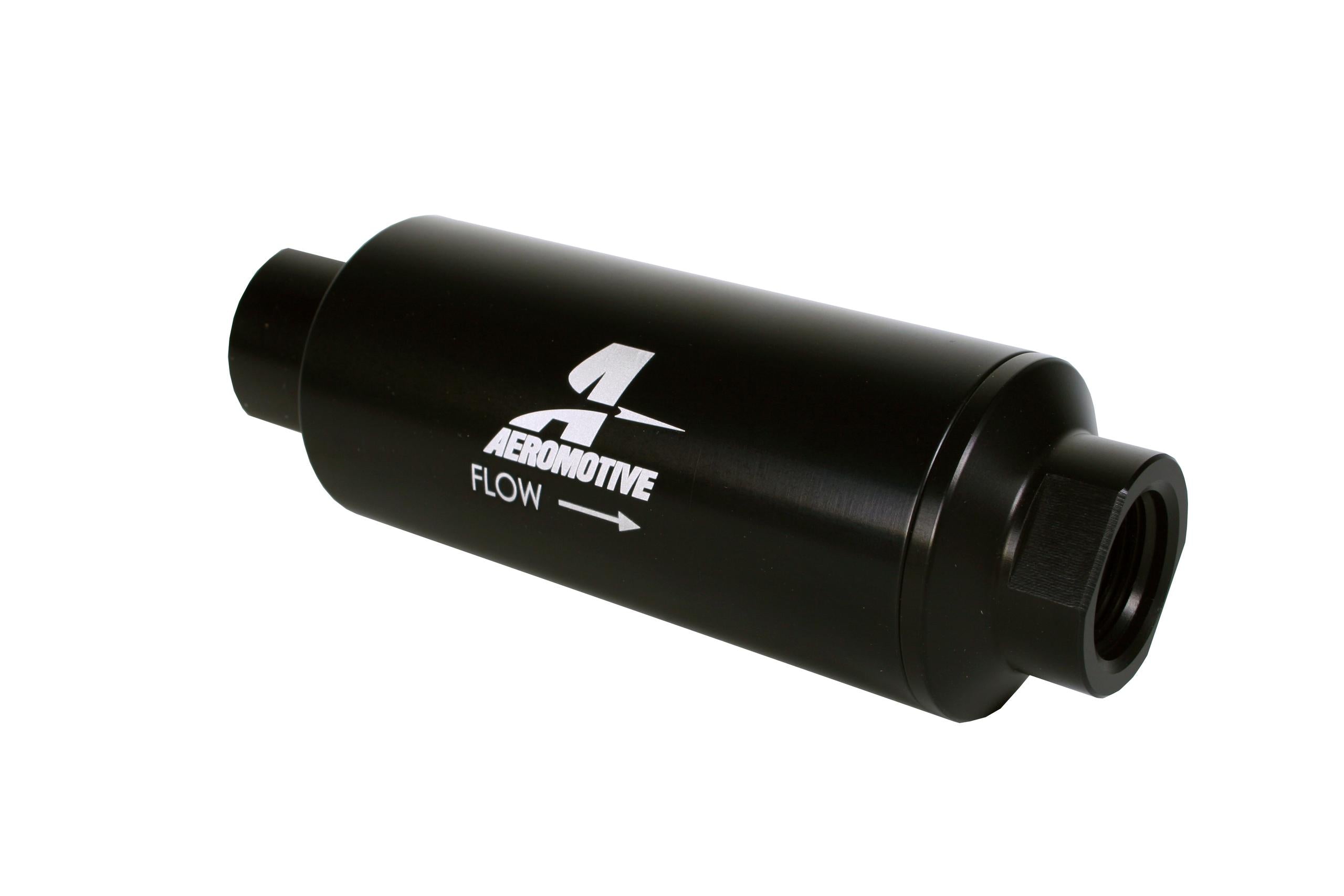 Aeromotive 10-Micron Microglass In-Line Filter With Orb-12 Ports - 12341
