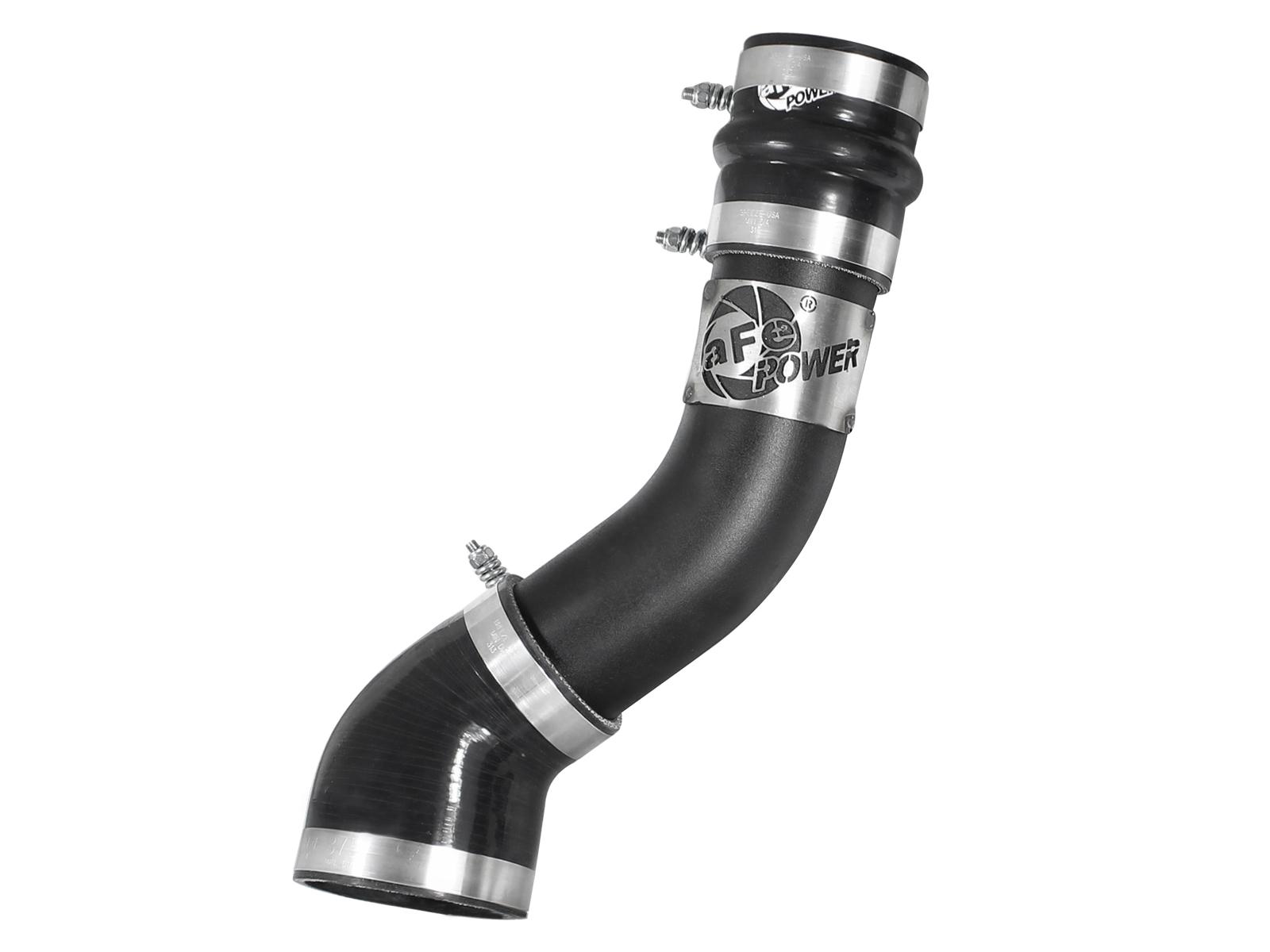 AFE BladeRunner 3 IN Aluminum Hot Charge Pipe Black (1994-2002 Ram 2500, Ram 3500) - 46-20068-B