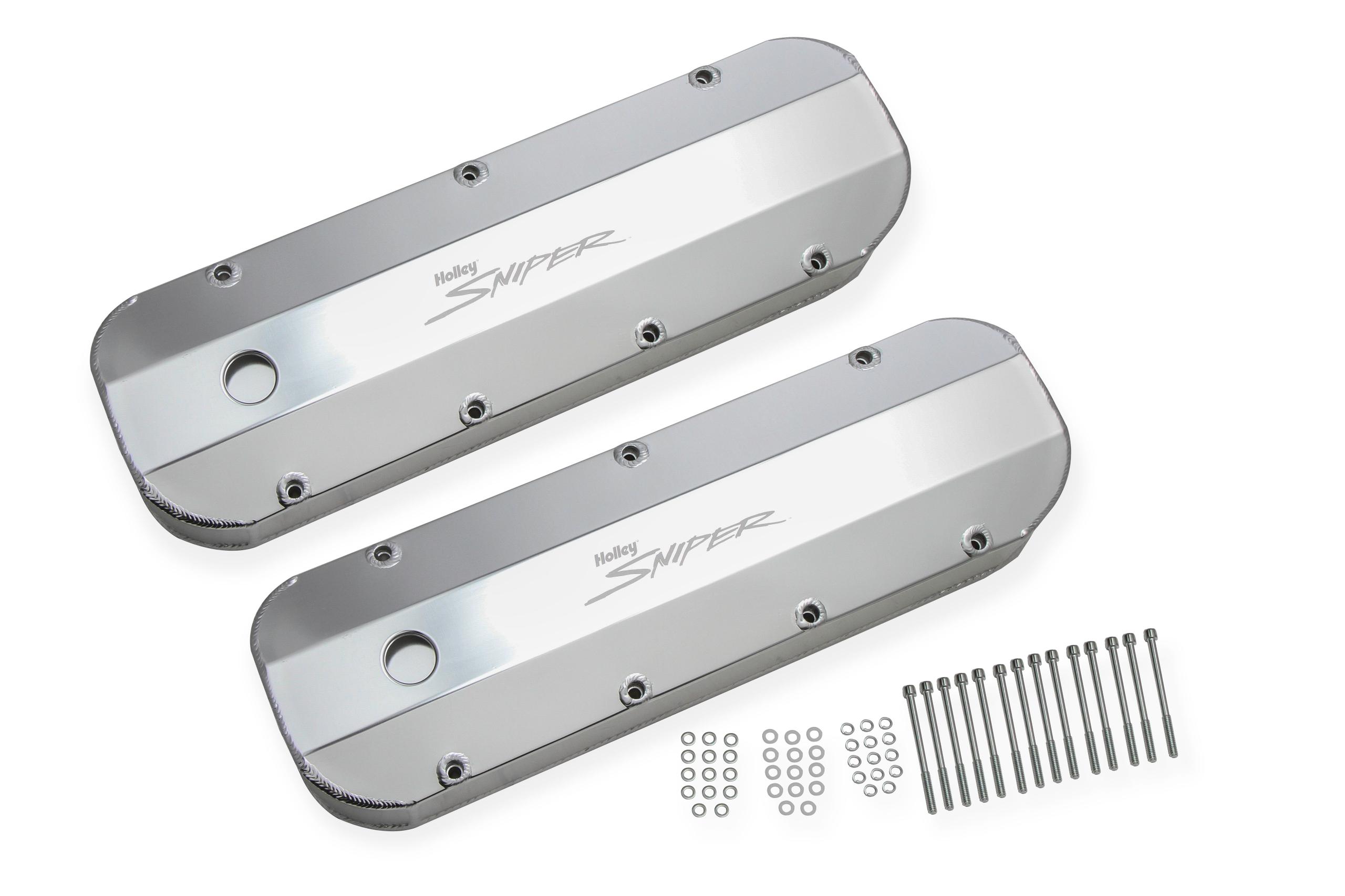 Holley Aluminum Valve Cover Set - 890002