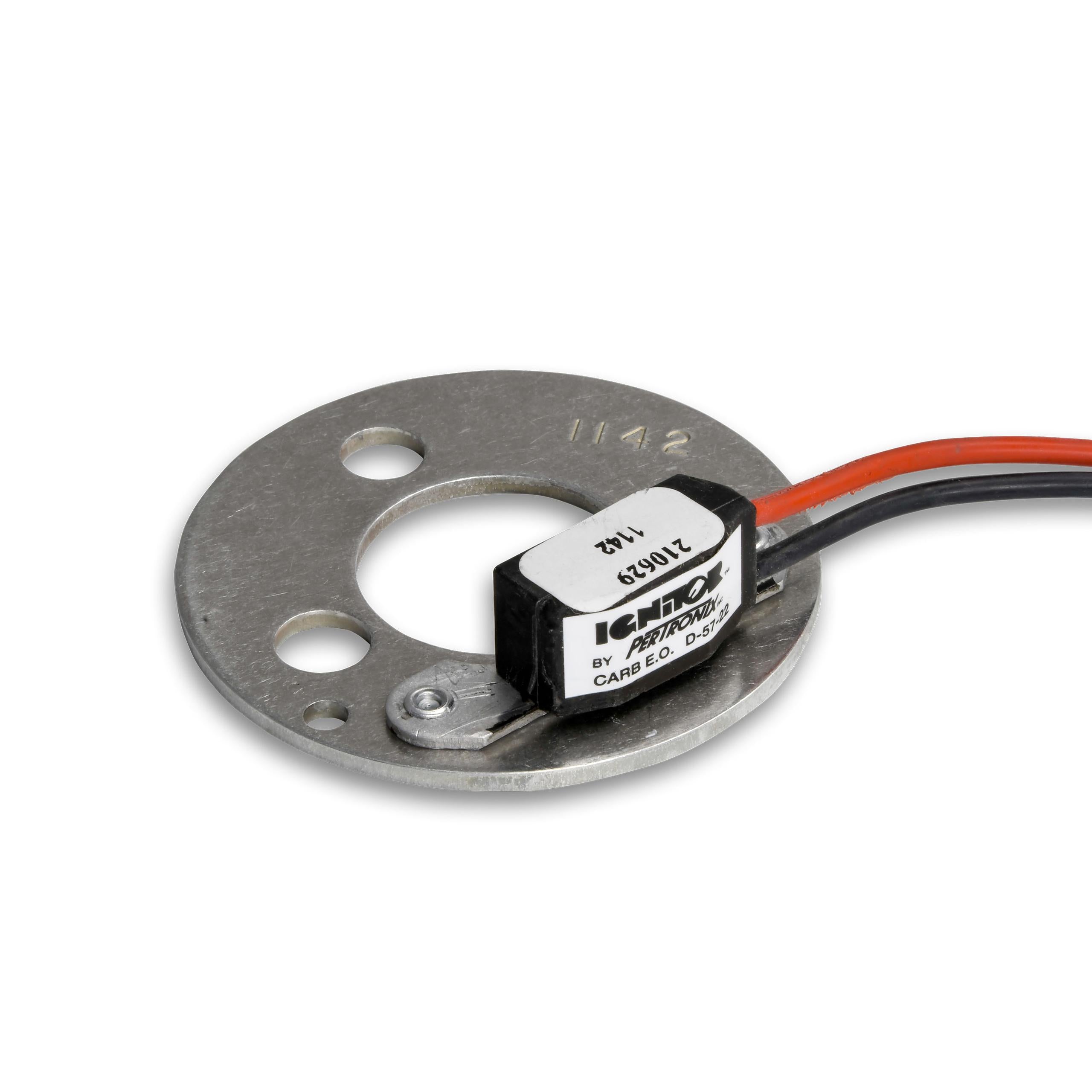 Pertronix Ignitor Kit For Original Delco  Distributors # 1111748. 4-Cylinder, Single Point, 12-Volt Negative Ground, Clockwise Rotation. - 1142