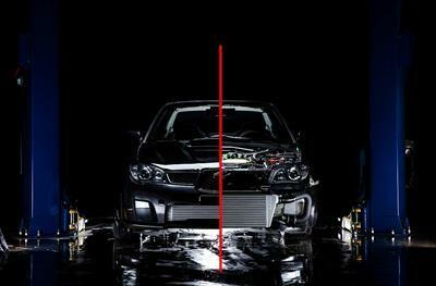 Cobb Subaru Front Mount Intercooler Core (Black) STI / WRX 2004-2007 - 712502-BK