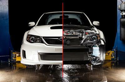 Cobb Subaru Front Mount Intercooler Core Black STI / WRX 2011-2014 - 724502-BK