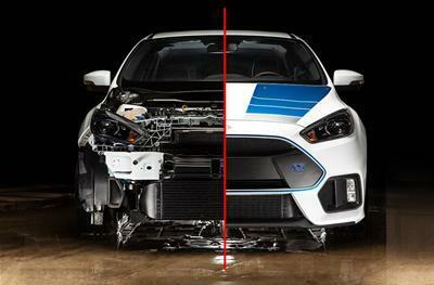 Cobb Ford Front Mount Intercooler Black Focus RS 2016-2018 - 793500-BK