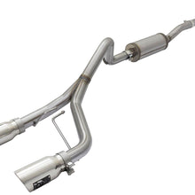AFE Rebel Series 2-1/2in 409 Stainless Steel Cat-Back Exhaust System w/Polished Tip - 49-48056-P