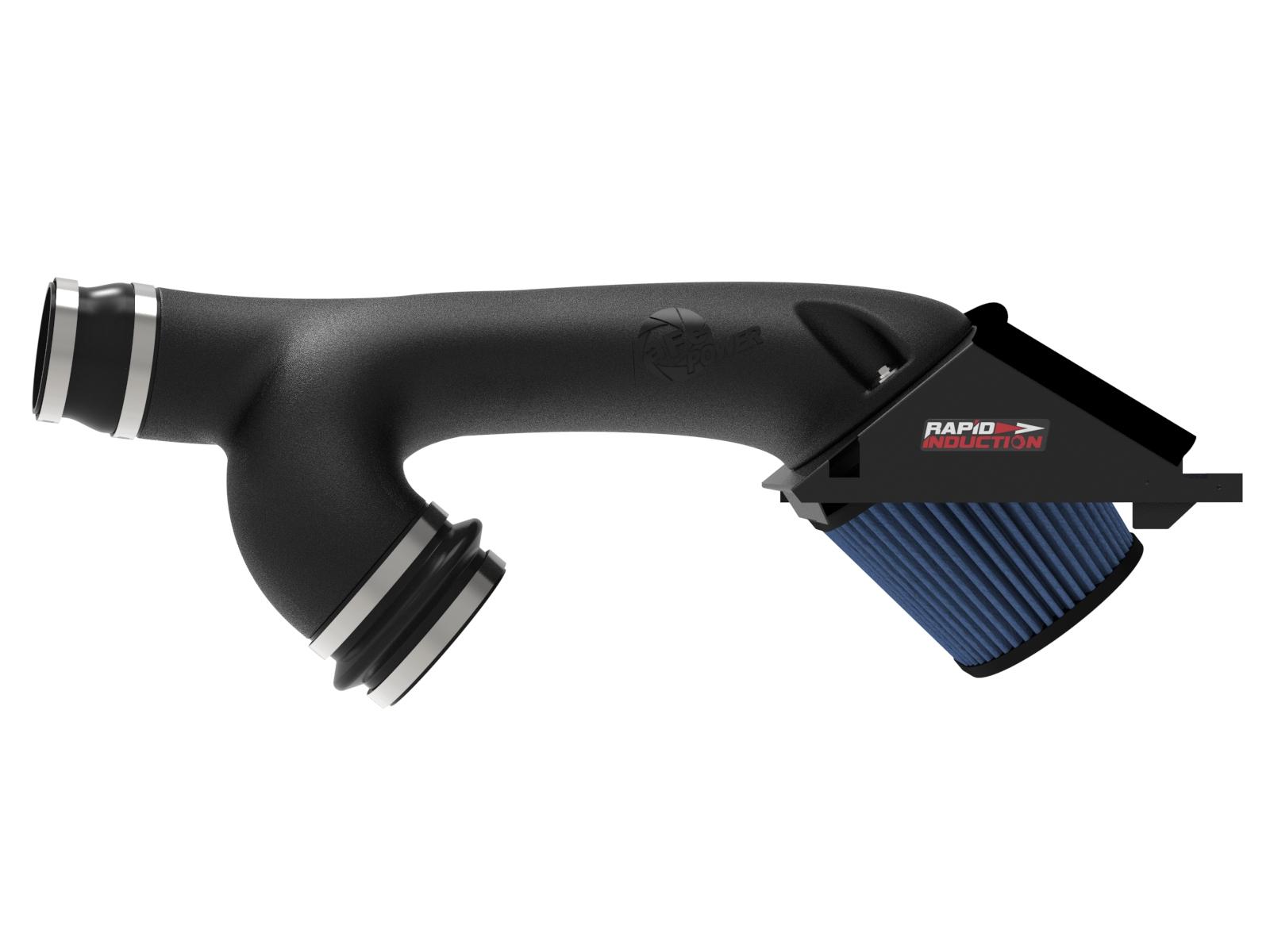 AFE Rapid Induction Cold Air Intake System w/ Pro 5R Filter (2021-2025 Ford F-150 V6-3.5L (tt)) - 52-10010R