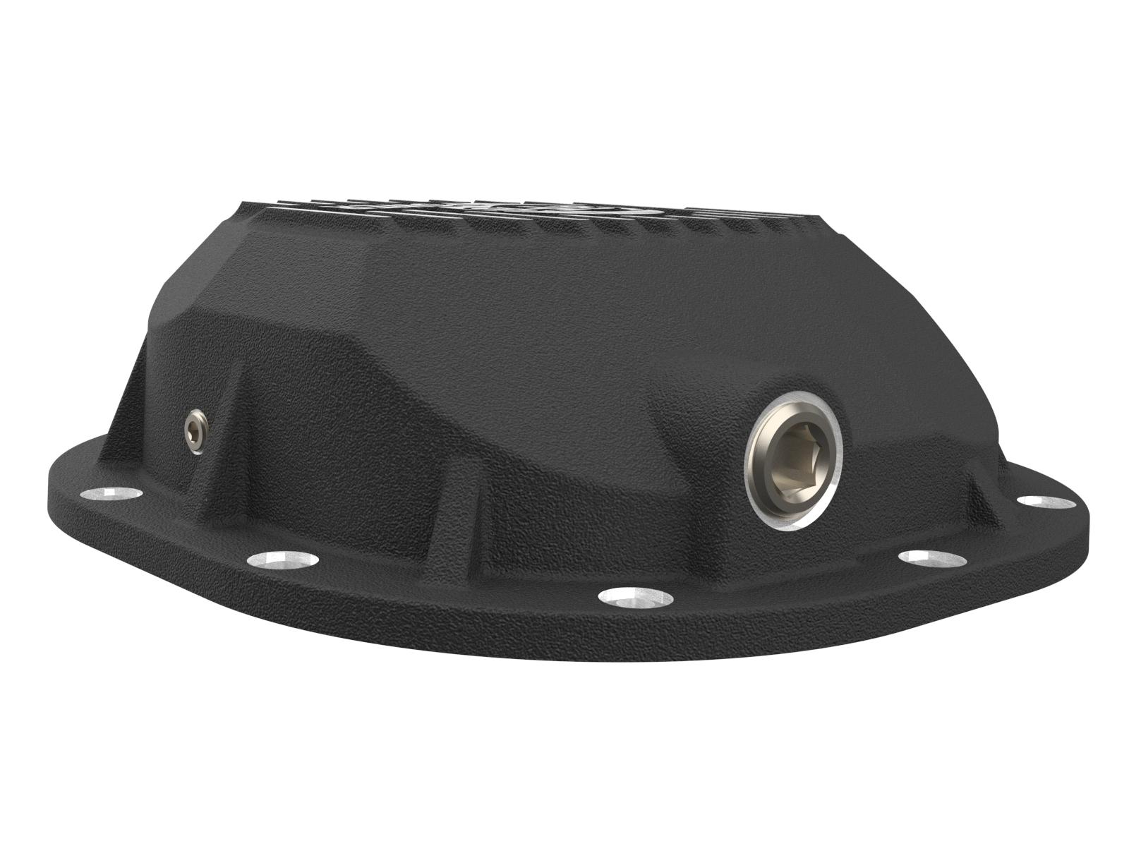 AFE Pro Series Rear Differential Cover Black w/ Machined Fins (1983-2014 Bronco, Explorer, F-150, Mustang, Ranger) - 46-71410B