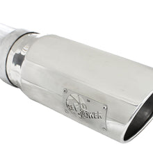 AFE Large Bore-HD 5 IN 409 Stainless Steel DPF-Back Exhaust System w/Polished Tip (2013-2018 2500, 2500, 3500, 3500) - 49-42039-P