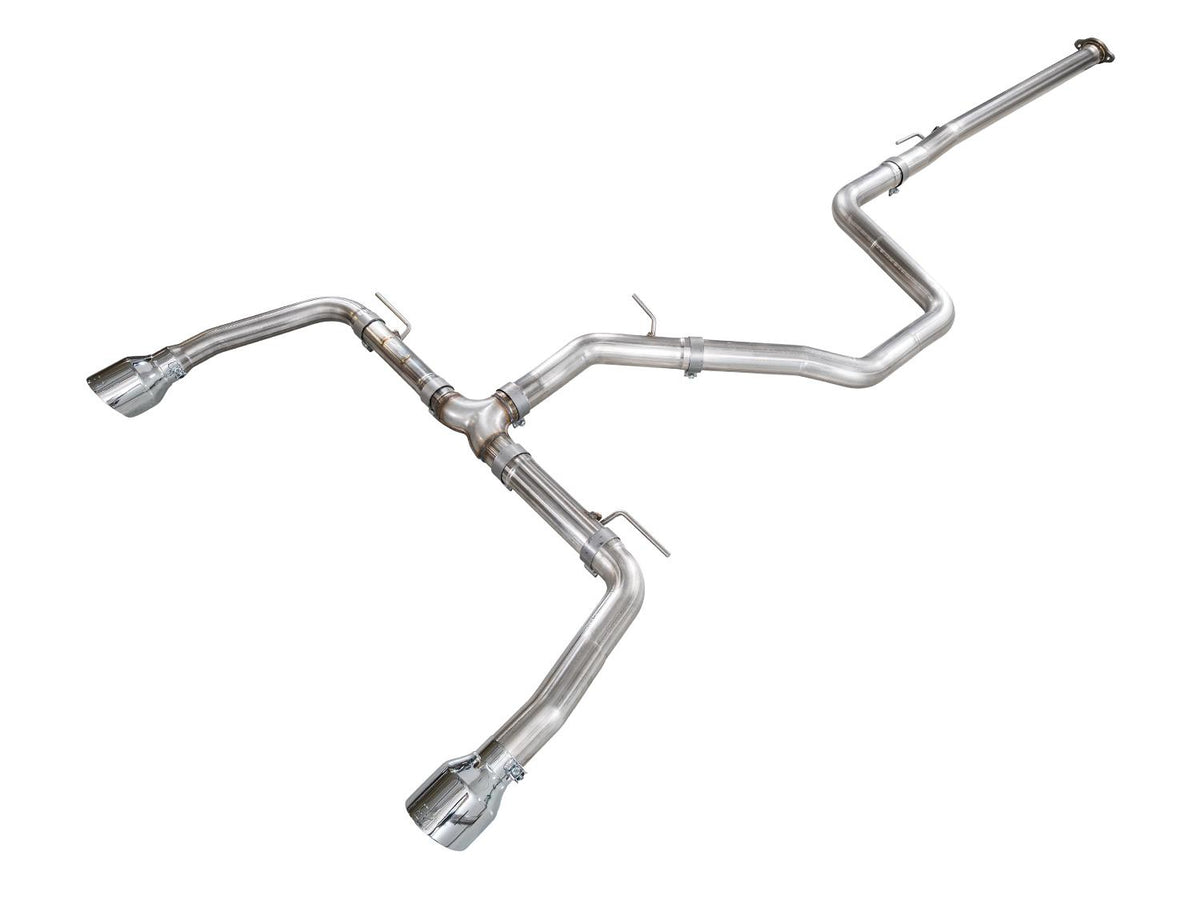 AWE Track Edition Exhaust for Elantra N - Chrome Silver Tips (2022-2026 Elantra N) - 3020-32237