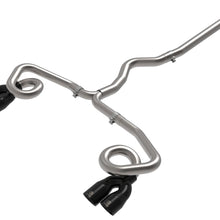 AFE Takeda 3 IN to 2-1/2 IN 304 Stainless Steel Cat-Back Exhaust System w/ Black Tip Subaru WRX 22-23 H4-2.4L (t) - 49-36809-B