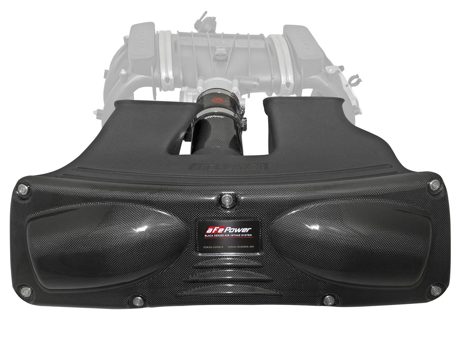 AFE Black Series Stage-2 Carbon Fiber Cold Air Intake System w/ Pro 5R Media (2012-2016 911, 911, 911, 911) - 52-12352-C