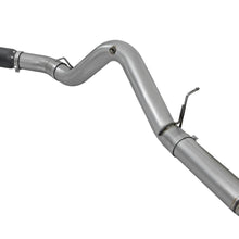 AFE Large Bore-HD 5 IN 409 Stainless Steel DPF-Back Exhaust System w/Black Tip - 49-44081-B