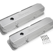Holley Aluminum Valve Cover Set (1958-1976 F-100, F-150, F-250, F-350, F-500, Club, Country Sedan, Country Squire, Sunliner, Thunderbird, Torino, Victoria, Custom 500, Galaxie 500, GT40, 300, Custom, Courier Sedan Delivery, Custom 300, Del Rio Wagon, Fair