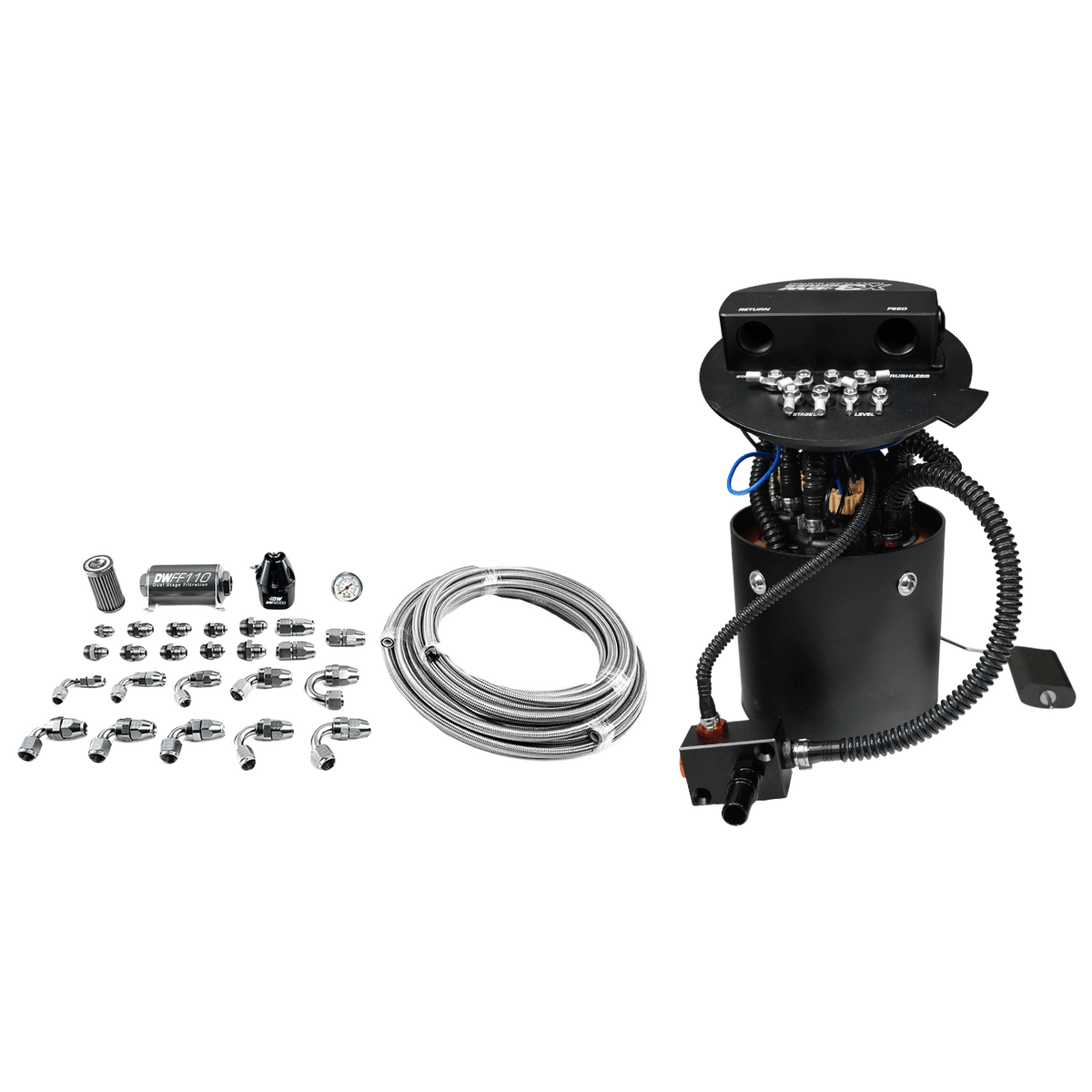 DeatschWerks X3 Series Fuel Pump Module for 2011-24 Ford Mustang - 9-401-604-7032