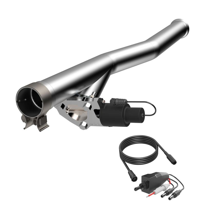 QTP 2018-2020 Jeep Wrangler JL 3.6L QTP Aggressor Cutout Pipe - 525018