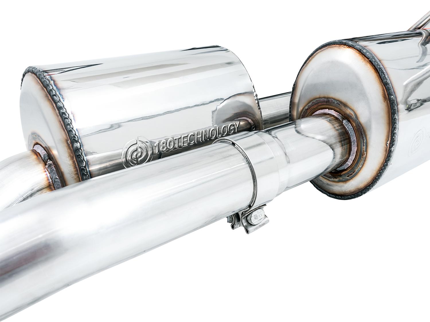 AWE 0FG Catback Exhaust for RAM TRX - Diamond Black Tips - 3015-33005