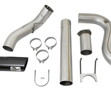 AFE Large Bore-HD 5 IN 409 Stainless Steel DPF-Back Exhaust System w/Black Tip (2017-2021 F-250 Super Duty, F-350 Super Duty) - 49-43090-B