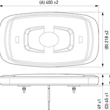 Hella L/Bar Mini 16In Led (Mv Mag Amber Lens)