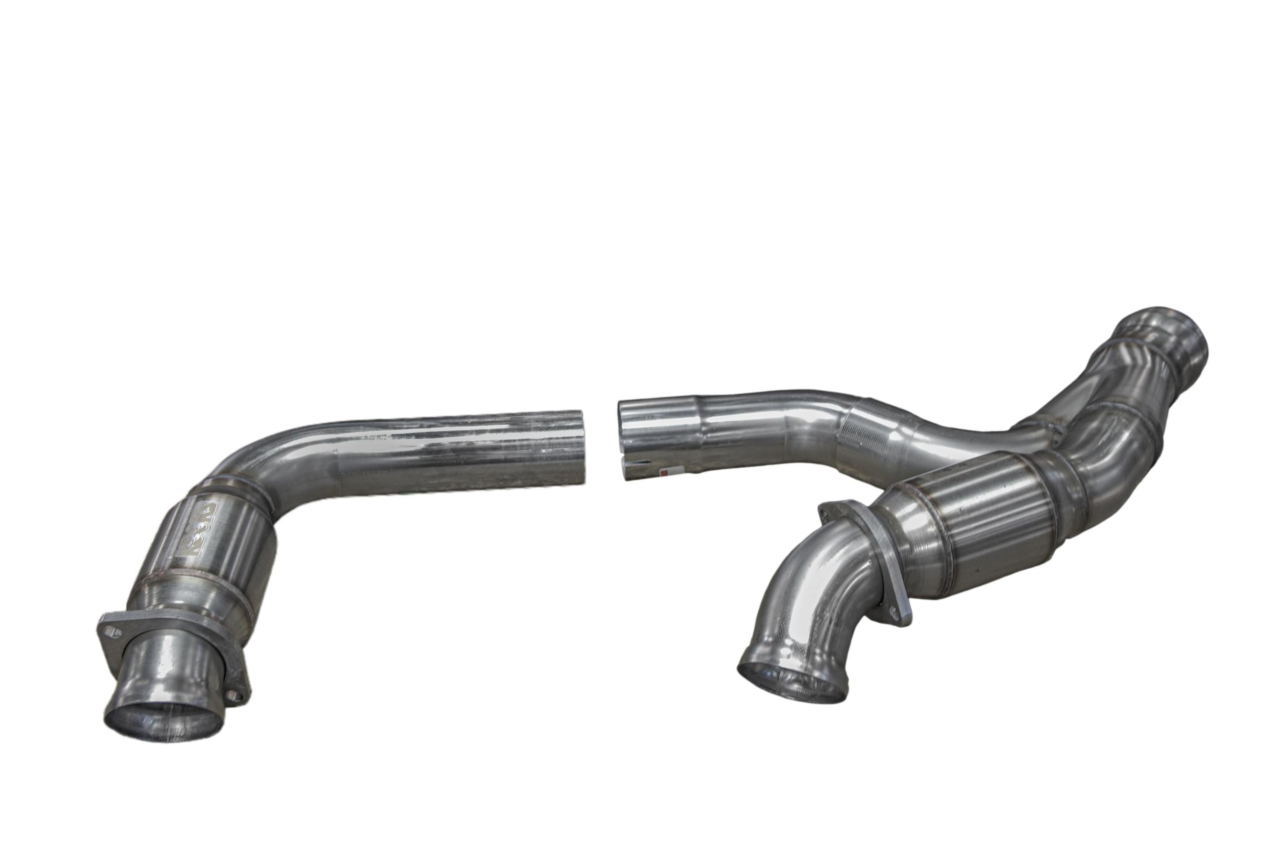 Kooks 3" SS Catted Y-Pipe. 2019-2020 GM 1/2 Ton Truck 6.2L. Connects to OEM. - 28633200